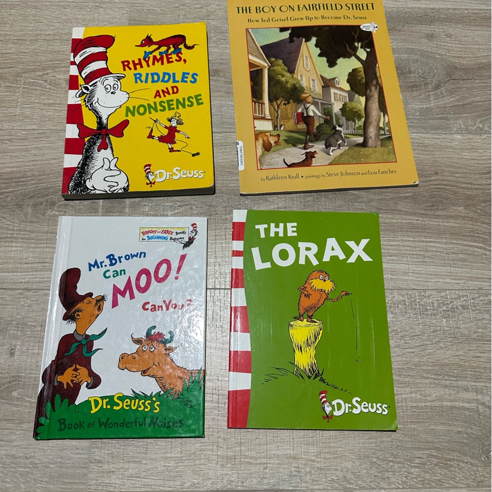 Lot of 4 Dr. Seuss books